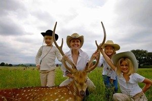 Ladys weekend hunting Texas Axis Deer