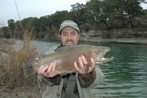 Monster Rainbow Trout in the Texas Hill Country