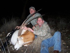 Scimitar Oryx Hunt at Shonto Ranch