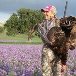 Texas Turkey Hunting in the Purple Verbena Flowers at Shonto Ranch