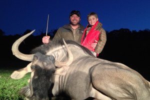 Father Son Wildebeest Hunt at Shonto Ranch